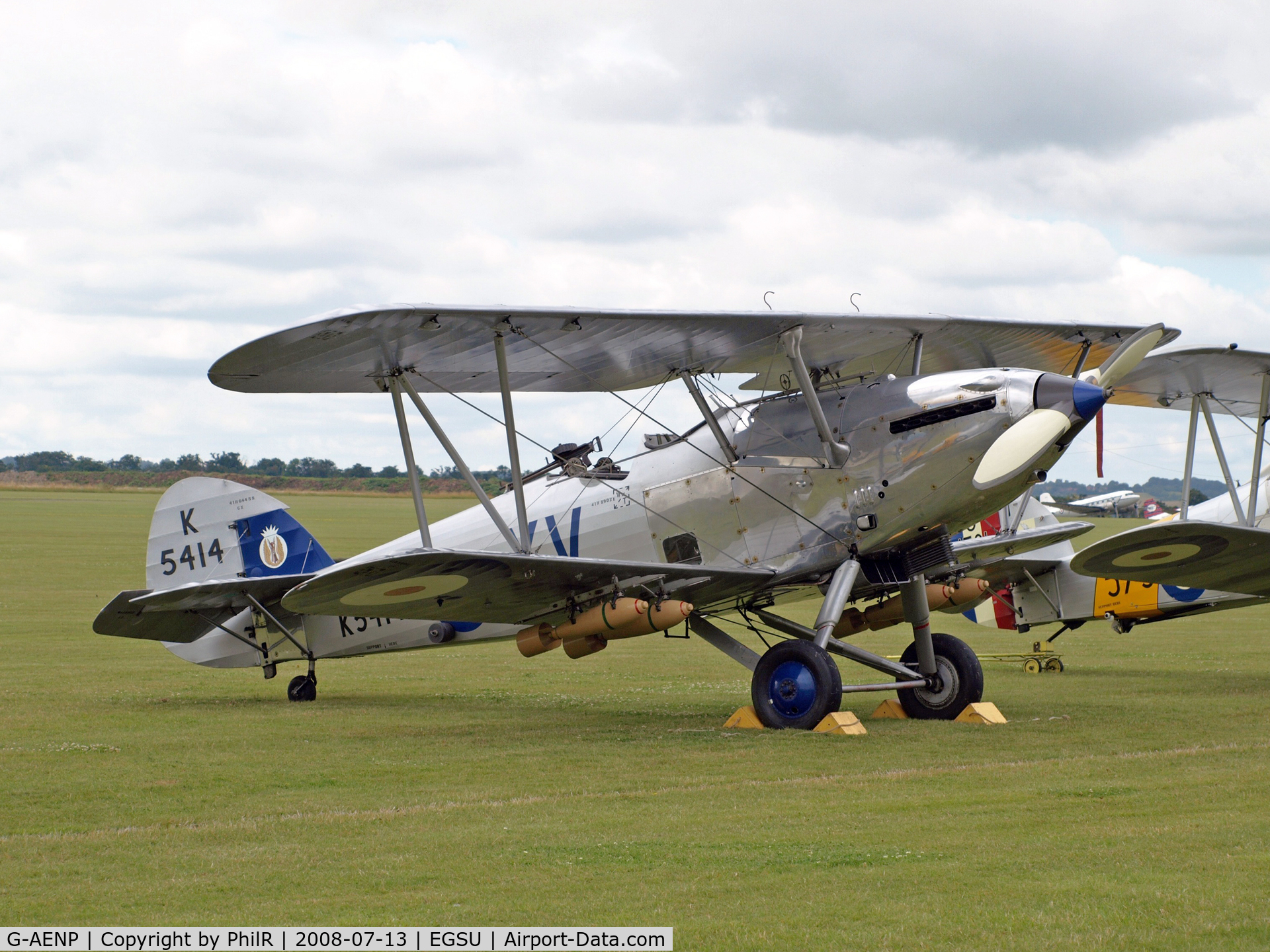 G-AENP, 1935 Hawker Hind C/N 41H/81902, Hawker Hind K5414 Flying Legends Duxford