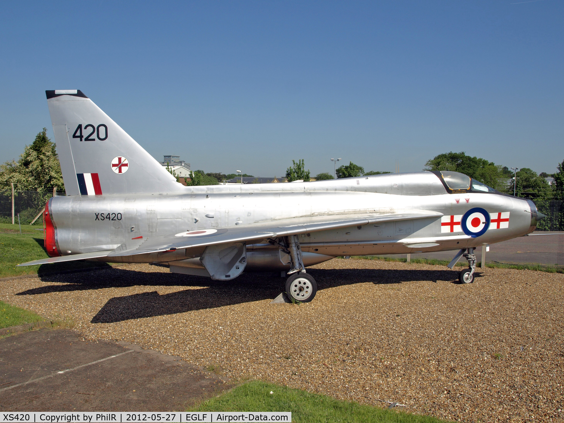 XS420, 1965 English Electric Lightning T.5 C/N 95005, RAF BAC Lightning T5 XS420 FAST Farnborough