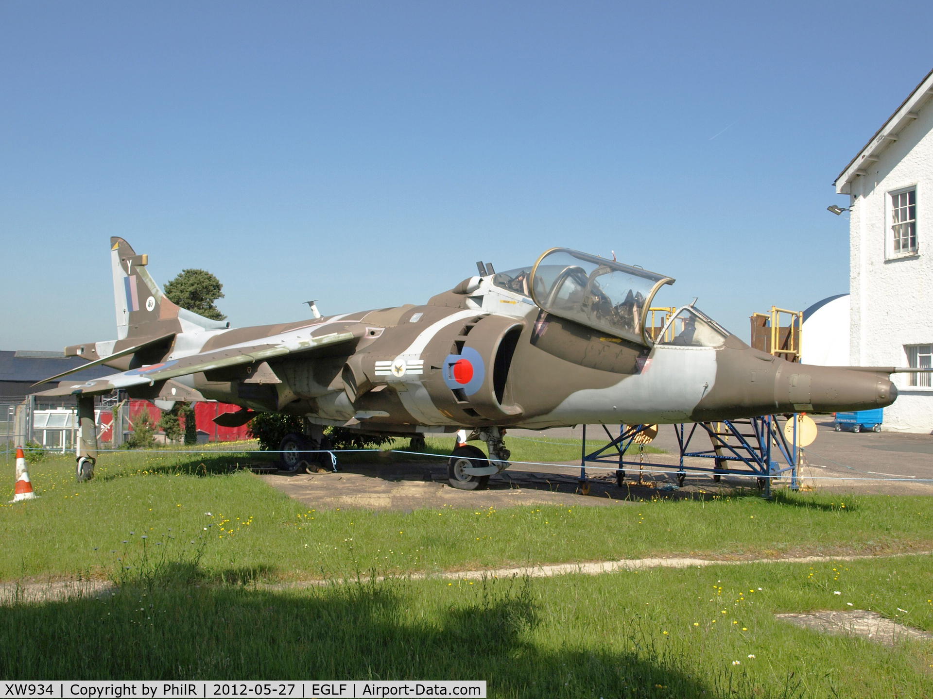 XW934, 1973 Hawker Siddeley Harrier T.4 C/N 212017, RAF BAe Harrier T4 XW934 FAST Farnborough