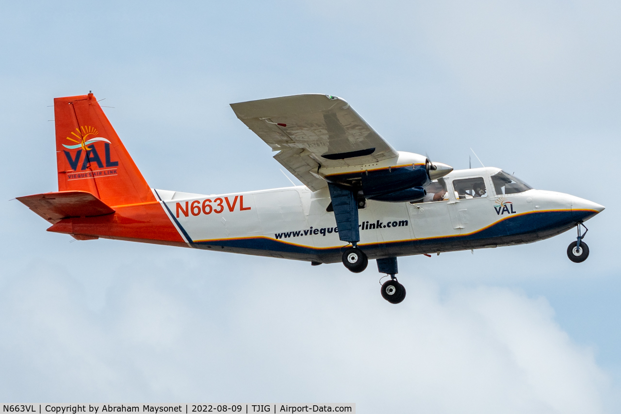 N663VL, Pilatus Britten-Norman BN-2B-26 Islander C/N 2110, New aircraft on data base