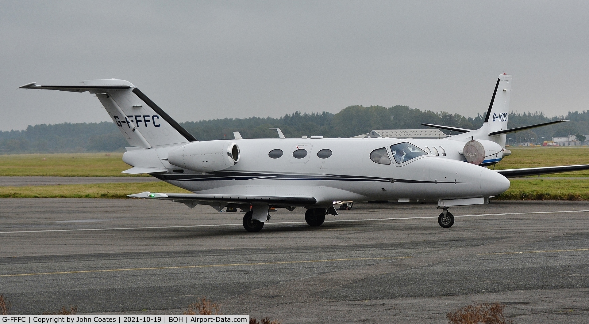 G-FFFC, 2014 Cessna 510 Citation Mustang Citation Mustang C/N 510-0451, About to leave Technicair