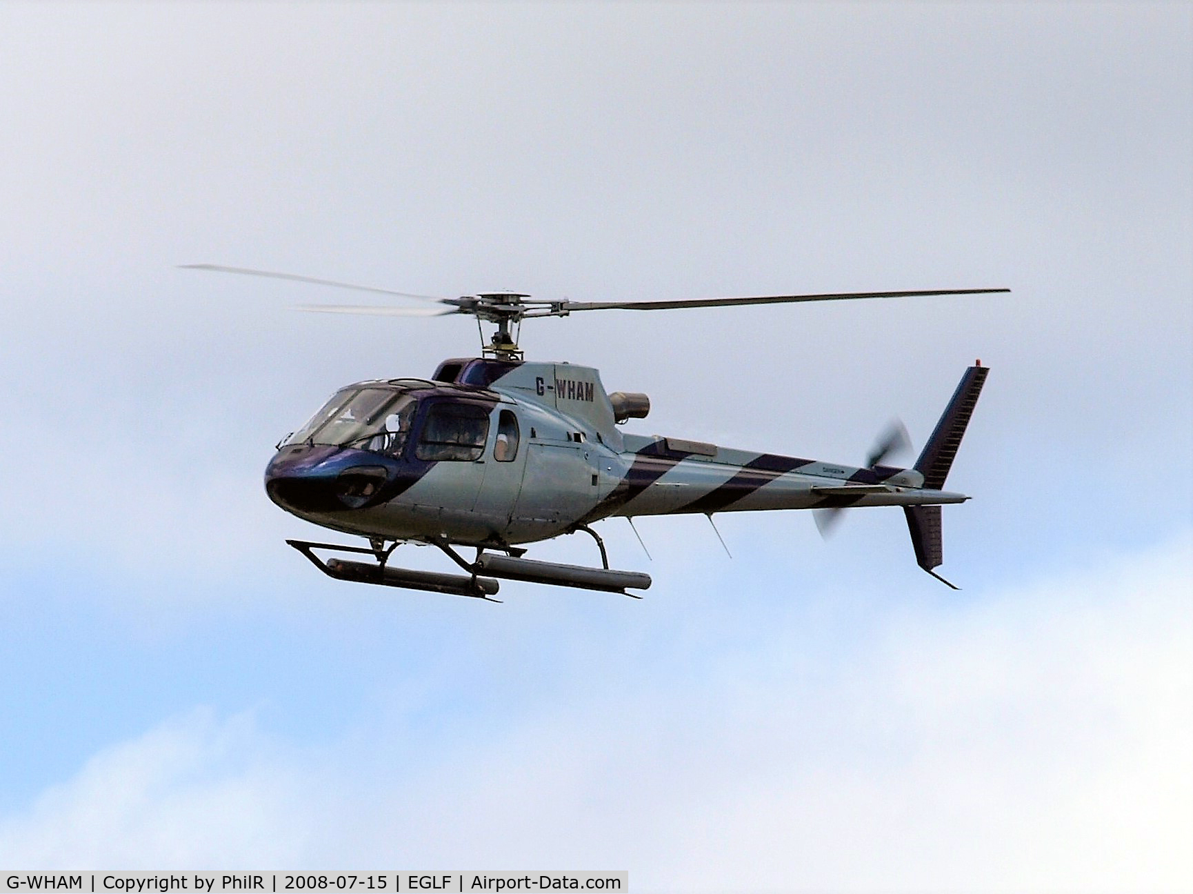 G-WHAM, 2001 Eurocopter AS-350B-3 Ecureuil Ecureuil C/N 3494, 2001 Eurocopter AS350EB 3 Squirrel G-WHAM FIA