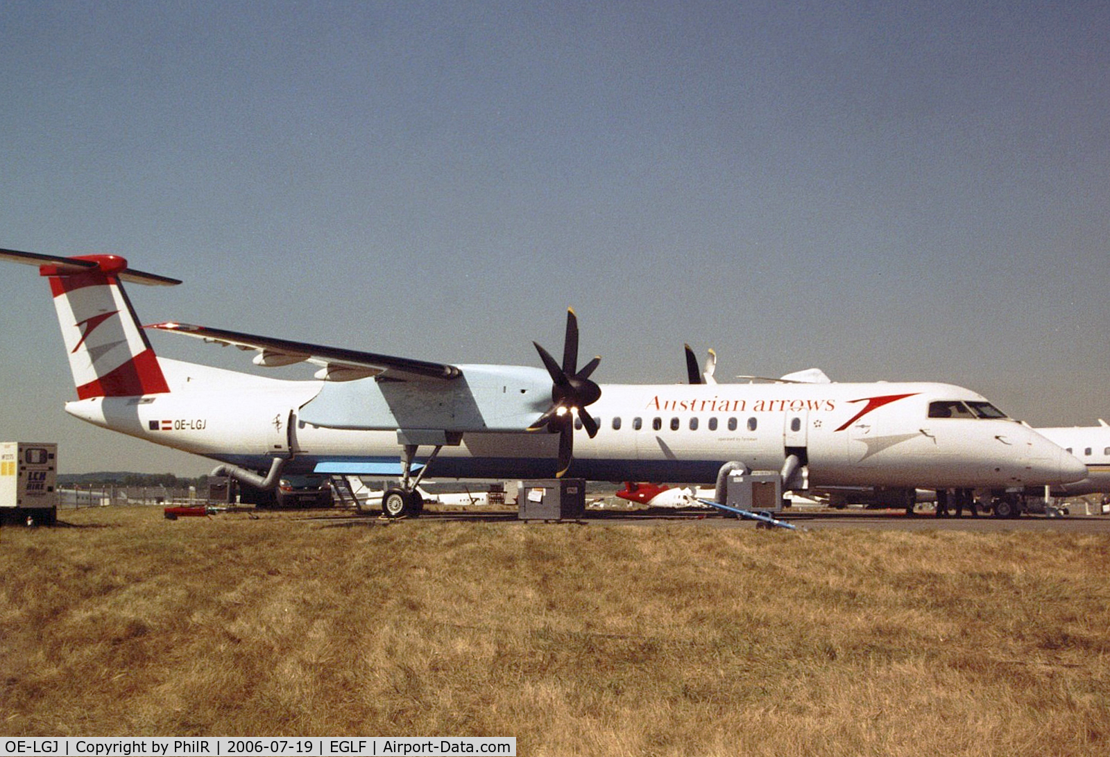 OE-LGJ, 2005 De Havilland Canada DHC-8-402Q Dash 8 C/N 4104, 2005 Austrian Arrows Bombardier-8-400 OE-LGJ FIA