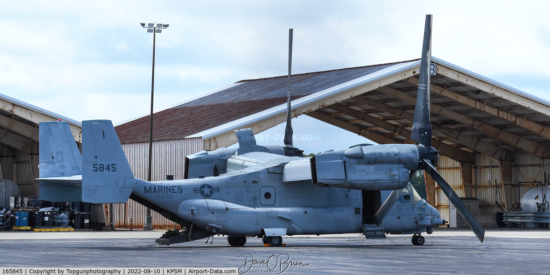 165845, Bell-Boeing MV-22B Osprey C/N D0031, VMM-162