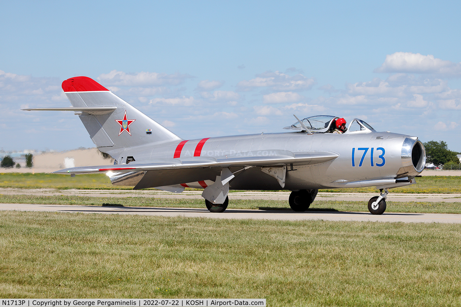 N1713P, 1960 PZL-Mielec Lim-5 (MiG-17F) C/N 1C1713, Oshkosh 2022.