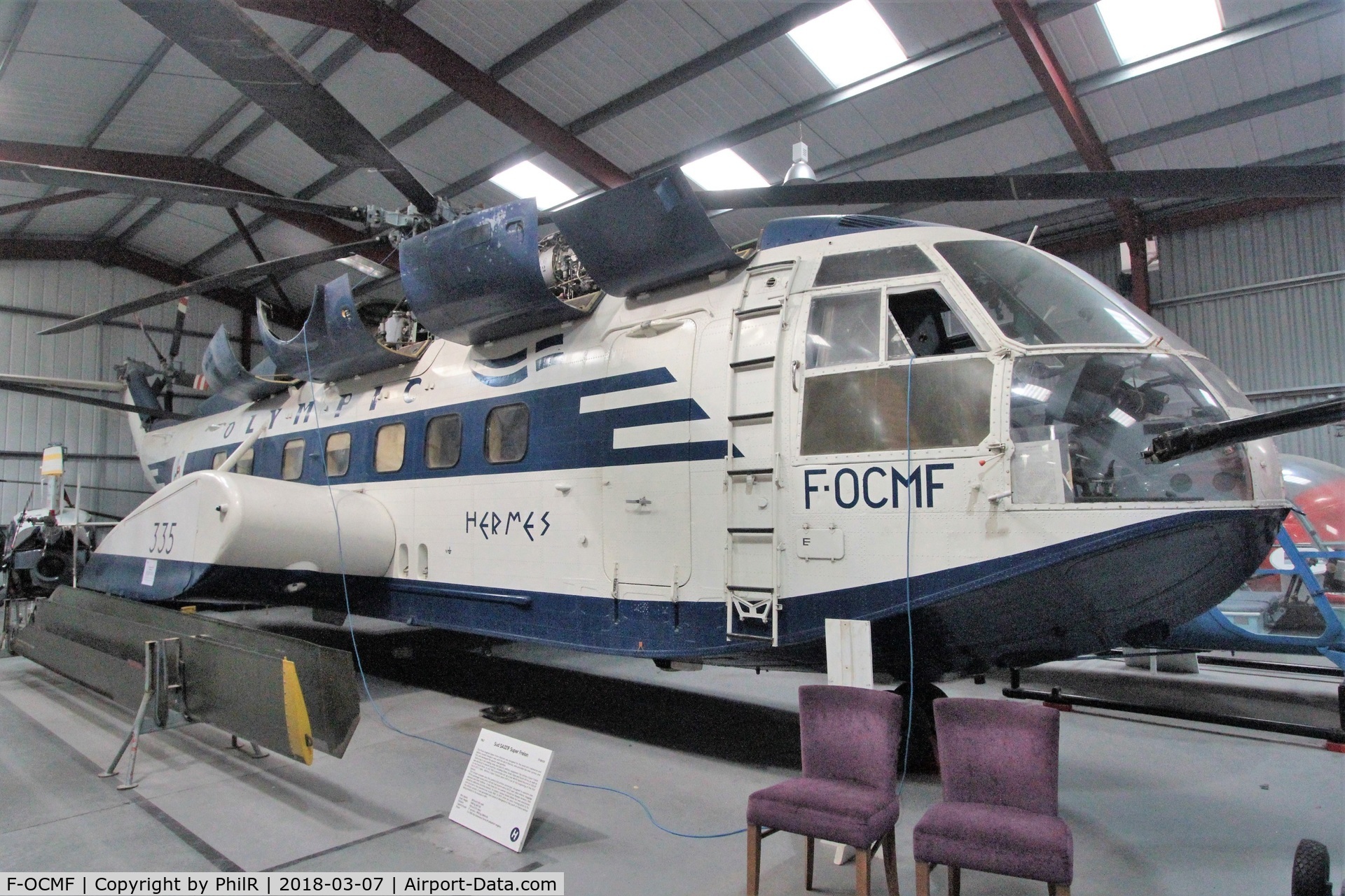 F-OCMF, Aerospatiale SA-321F Super Frelon C/N 116, F-OCMF 1967 Sud SA-321F Super Frelon Helicopter Museum