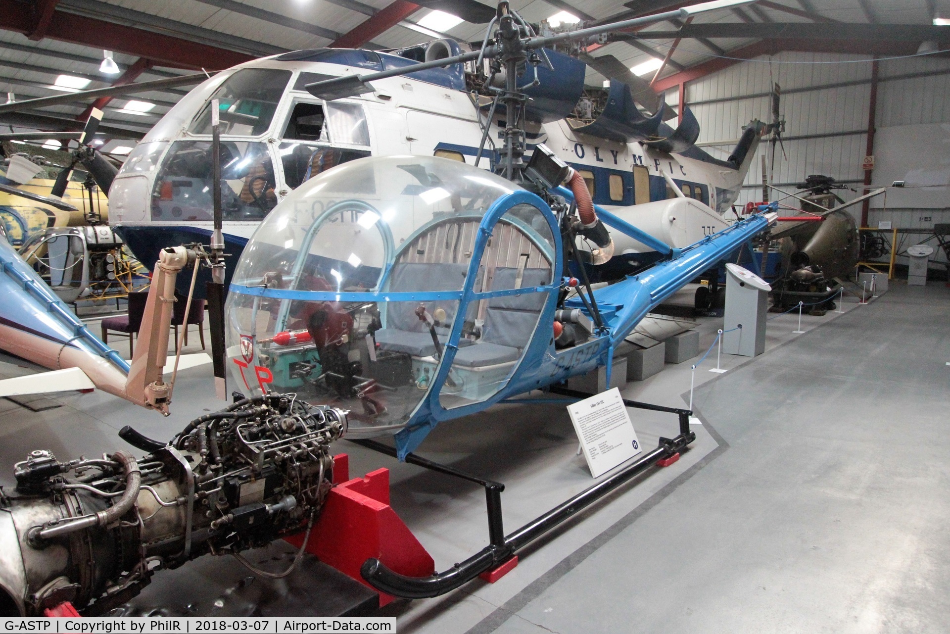 G-ASTP, 1961 Hiller UH-12C C/N 1045, G-ASTP 1961 Hiller UH-12C Helicopter Museum