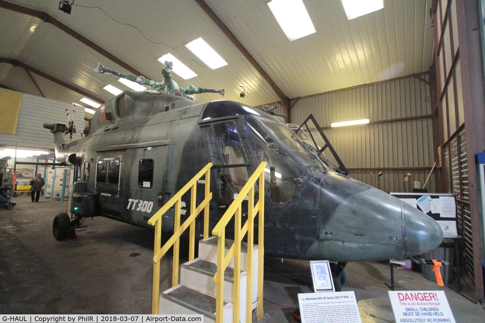 G-HAUL, 1986 Westland WG-30-300 C/N 020, G-HAUL 1986 Westland WG 30-300 Helicopter Museum