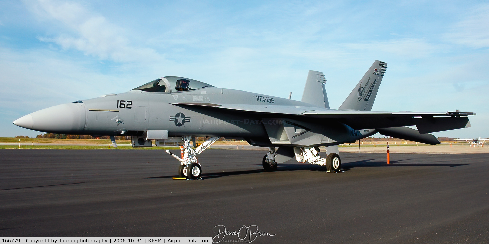 166779, 2006 Boeing F/A-18E Super Hornet C/N E125, Brand new SH stops by after a shake down flight from the factory. Next stop NAS Oceana.