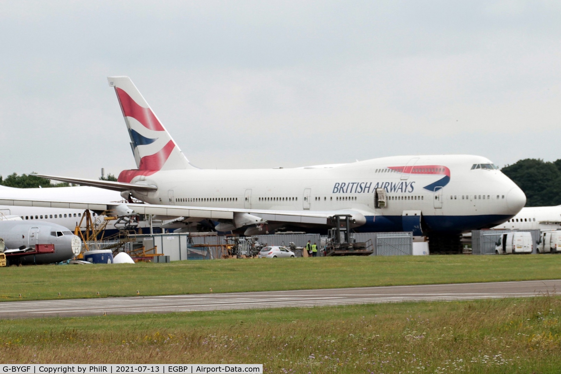G-BYGF, 1999 Boeing 747-436 C/N 25824, G-BYGF 1999 Boeing 747-400 British Airways Kemble