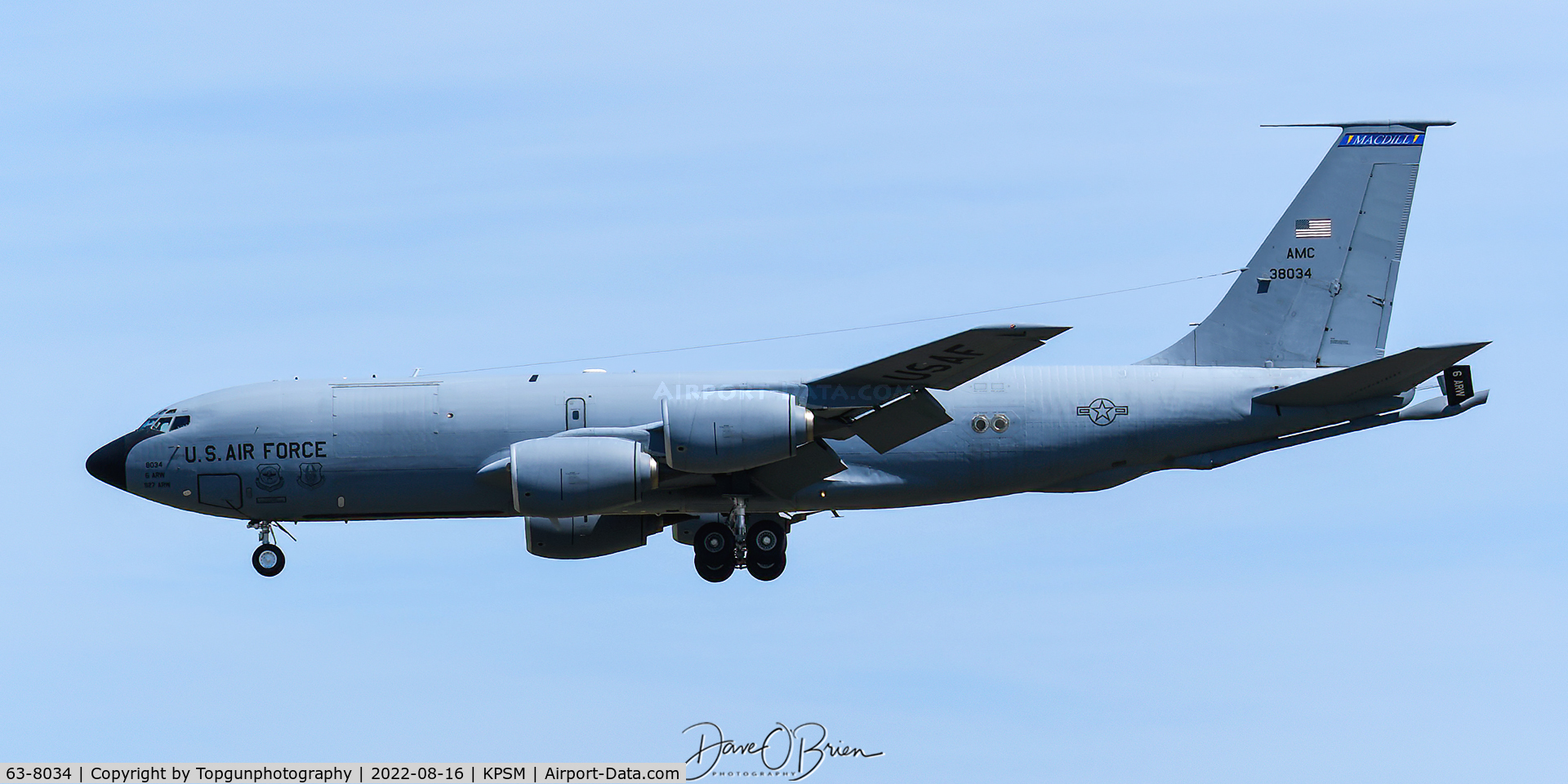 63-8034, Boeing KC-135R Stratotanker C/N 18651, NATIONS62