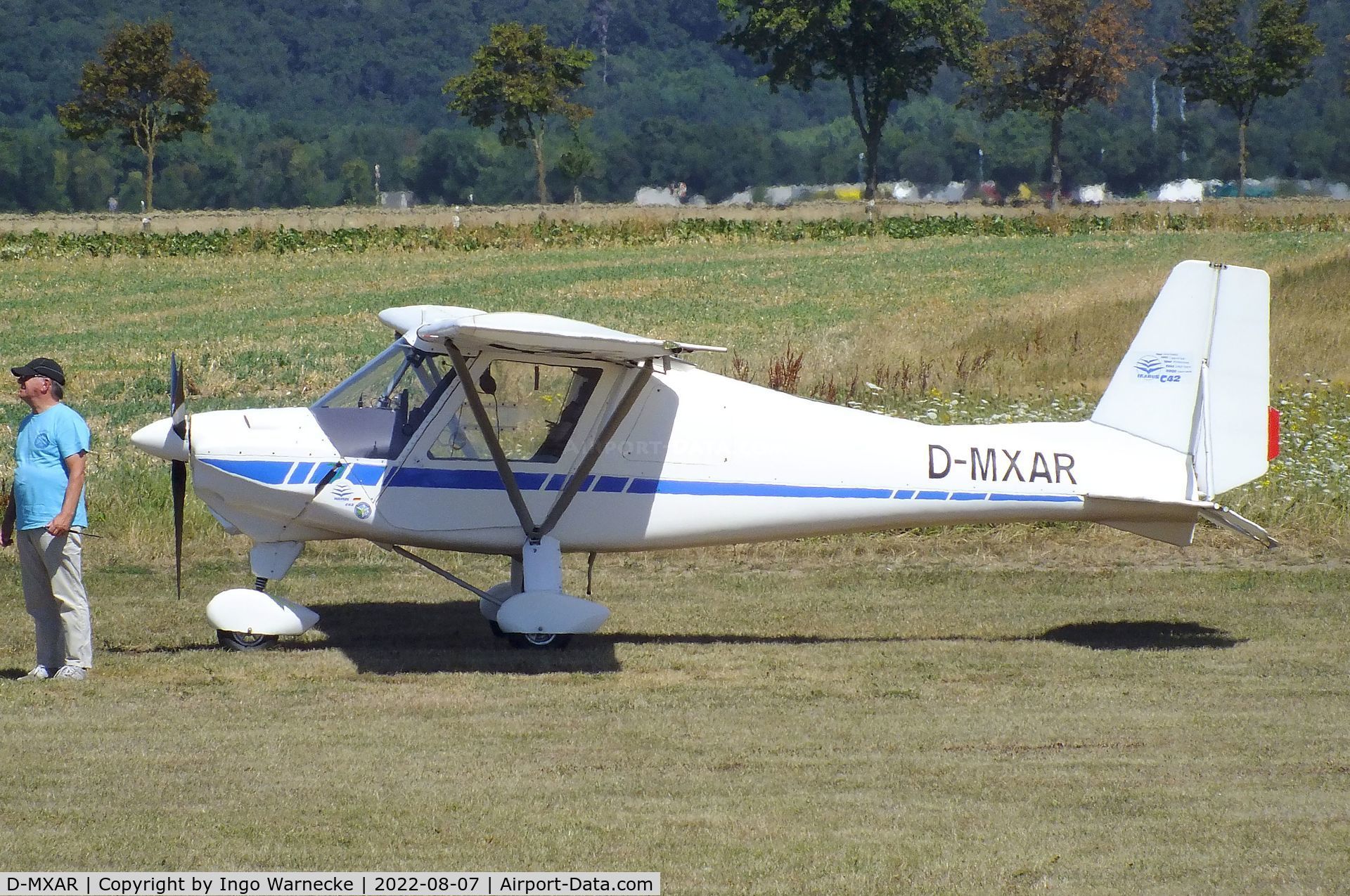 D-MXAR, Comco  Ikarus C42 C/N 0103-6308, Comco Ikarus C42 at the 2022 Flugplatz-Wiesenfest airfield display at Weilerswist-Müggenhausen ultralight airfield