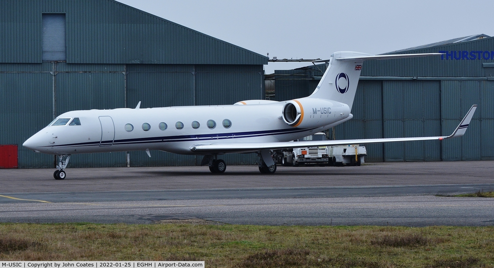 M-USIC, 2012 Gulfstream Aerospace V-SP G550 C/N 5394, At Thurston Avn.