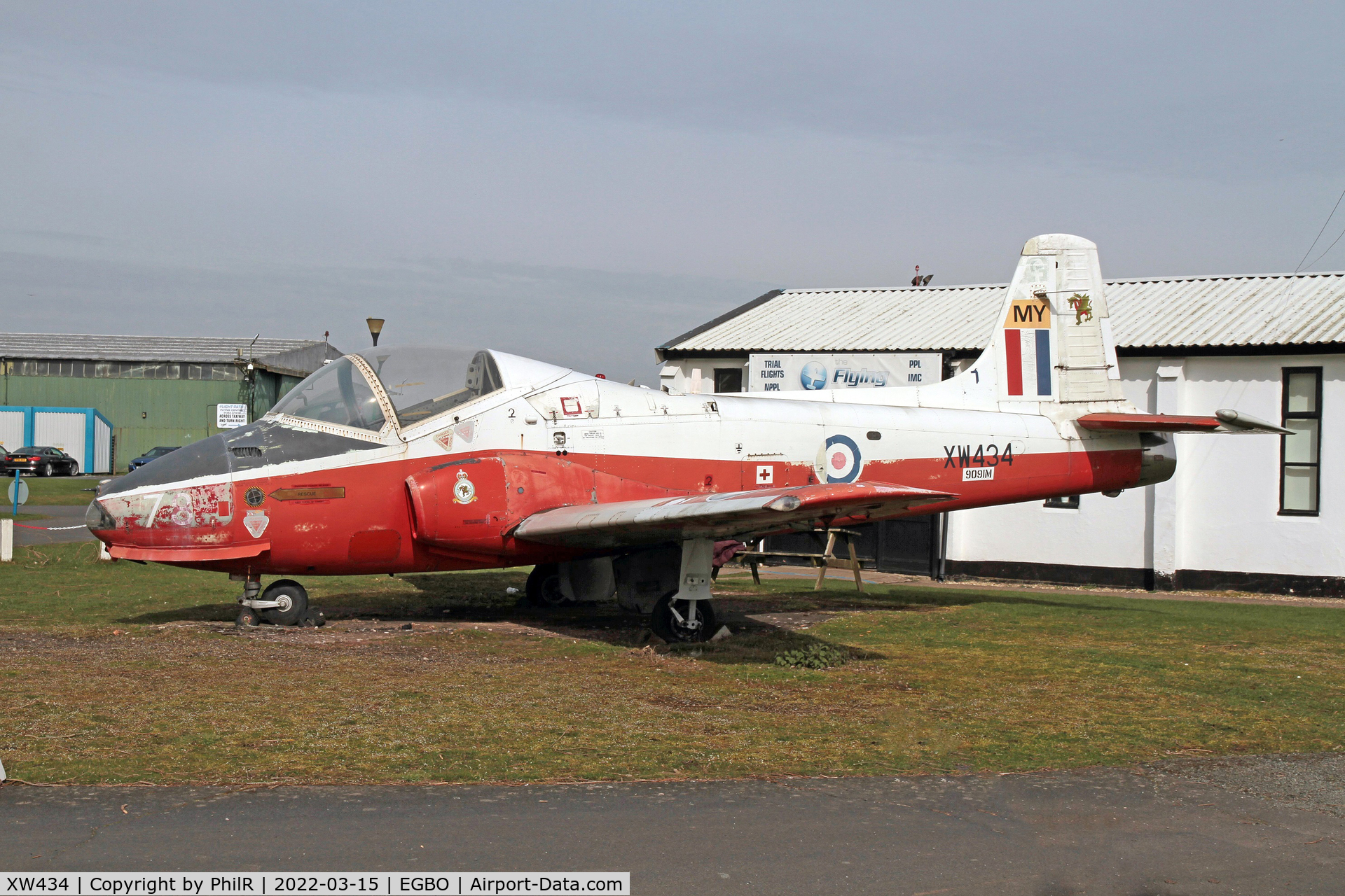 XW434, 1972 BAC 84 Jet Provost T.5A C/N EEP/JP/1056, XW434 1972 Hunting Jet Provost T5A Halfpenny Green
