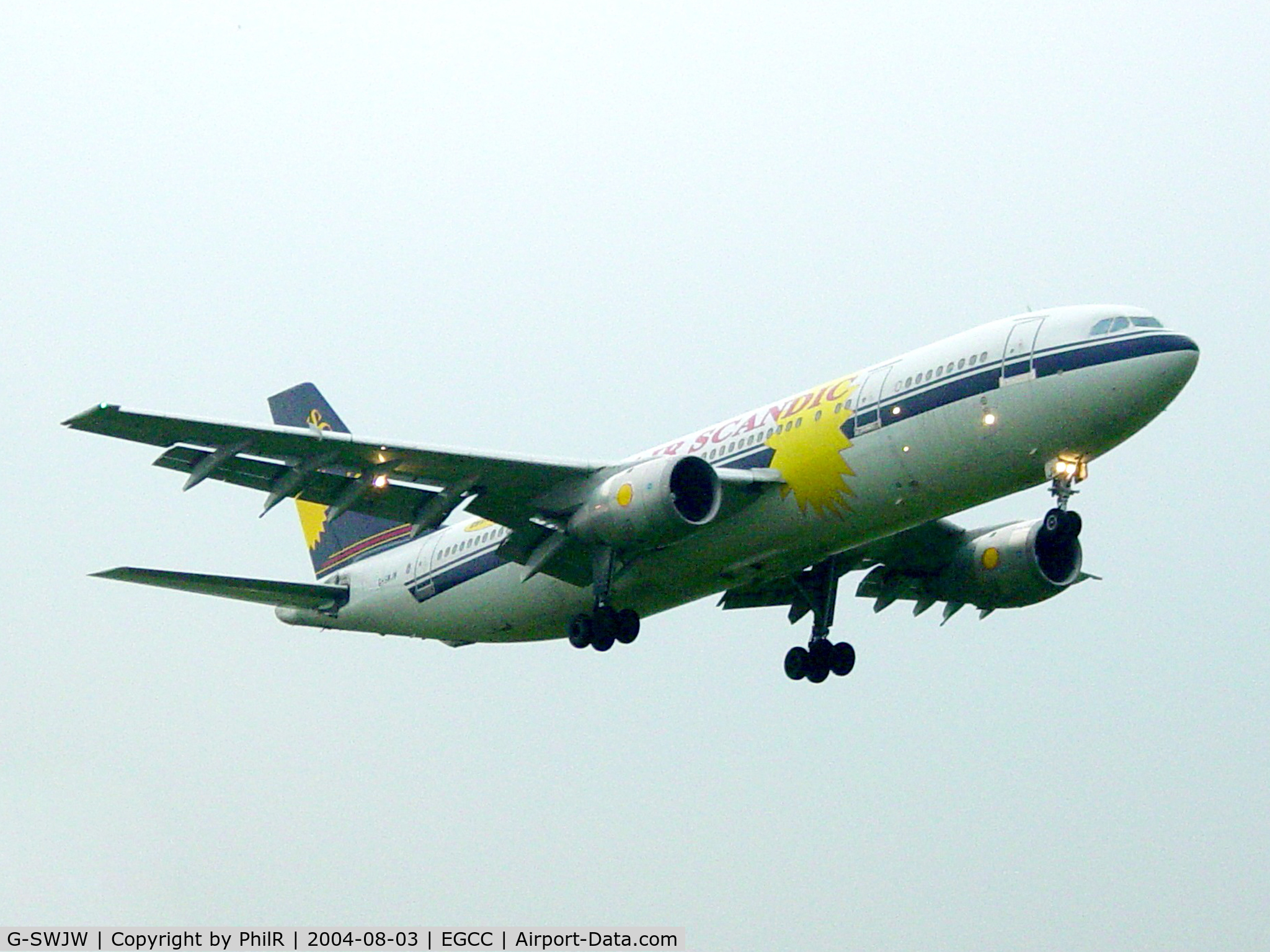 G-SWJW, 1984 Airbus A300B4-203 C/N 302, Air Scandic 1984 Airbus A300B4 MAN