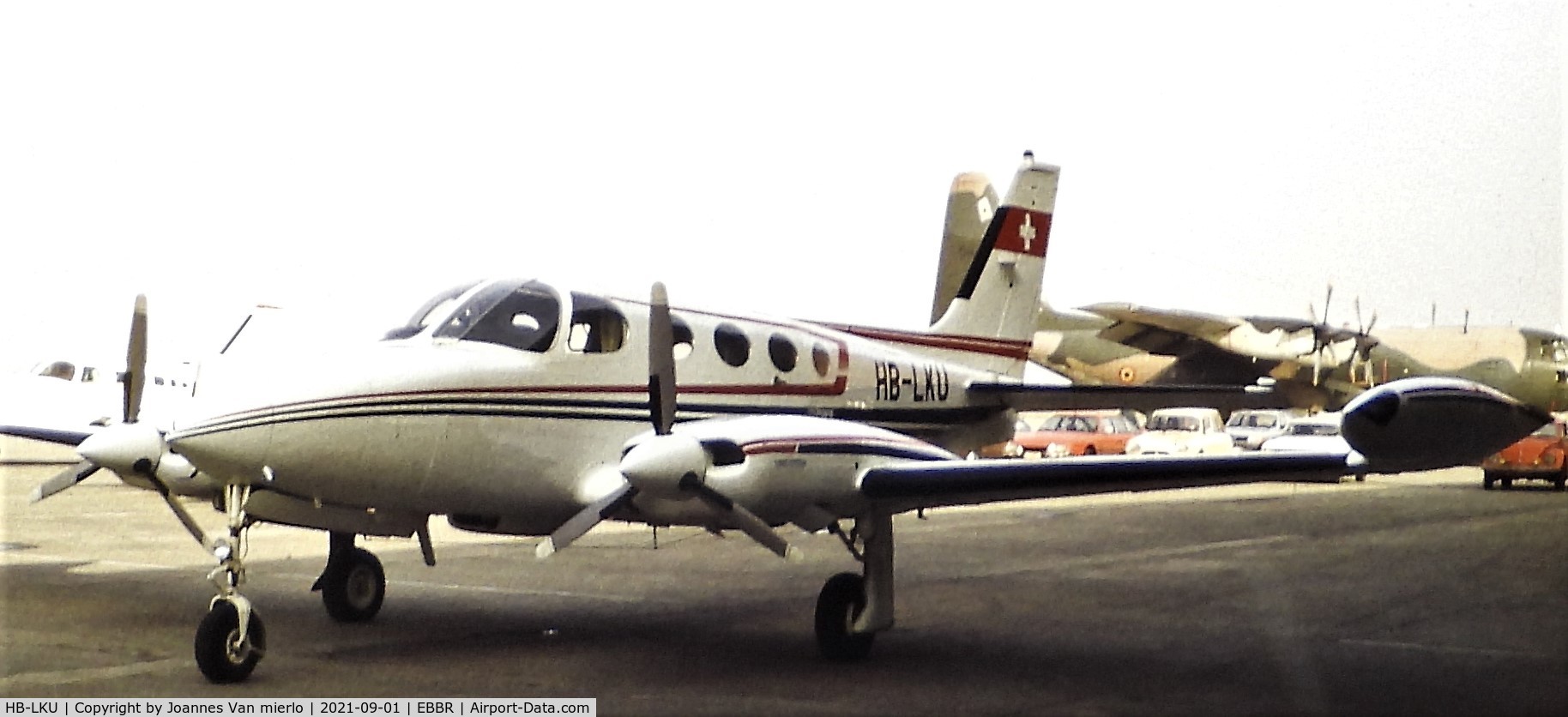 HB-LKU, 1978 Cessna 340A C/N 340A0493, Slide scan