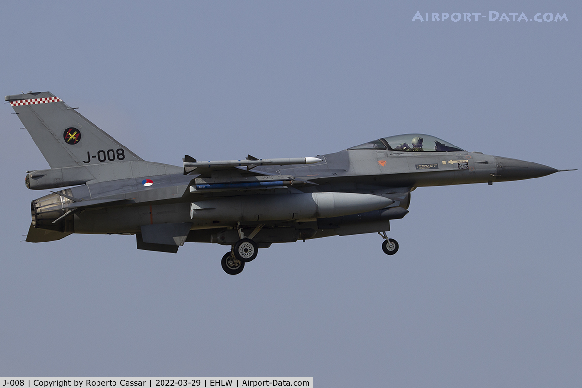 J-008, General Dynamics F-16AM Fighting Falcon C/N 6D-164, Frisian Flag 2022