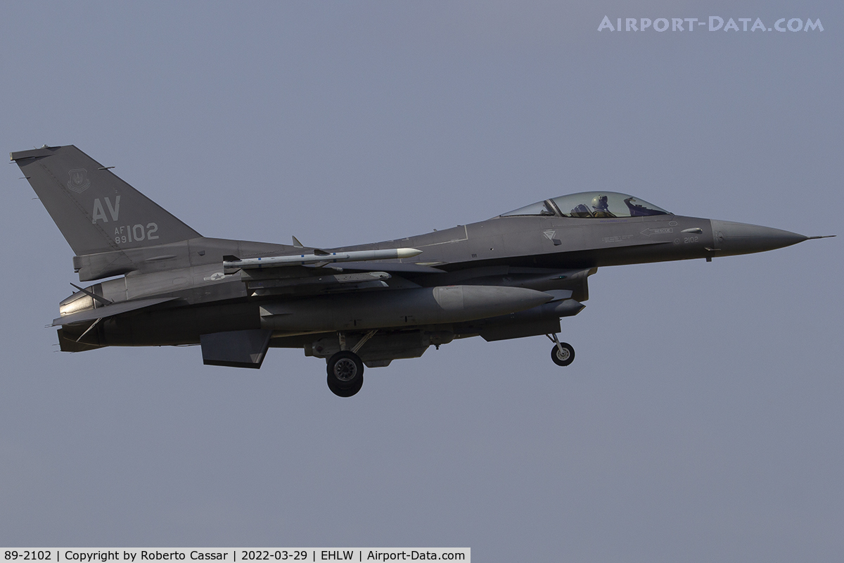 89-2102, 1989 General Dynamics F-16CG Night Falcon C/N 1C-255, Frisian Flag 2022