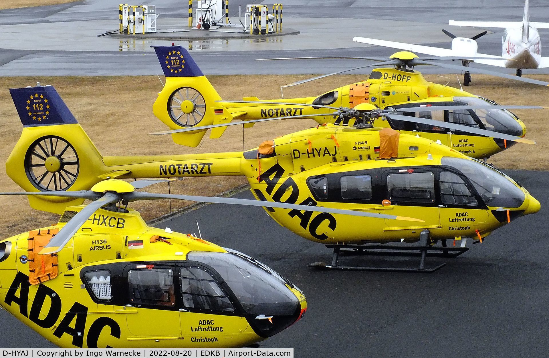 D-HYAJ, 2016 Airbus Helicopters H-145M (BK-117D-2) C/N 20103, Airbus Helicopters H145M EMS-helicopter of ADAC Luftrettung at Bonn-Hangelar airfield during the Grumman Fly-in 2022