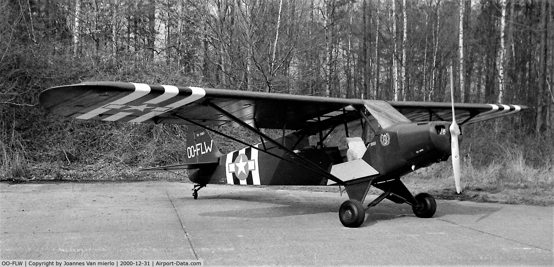 OO-FLW, 1951 Piper L-18C Super Cub (PA-18-95) C/N 18-1562, Belgium