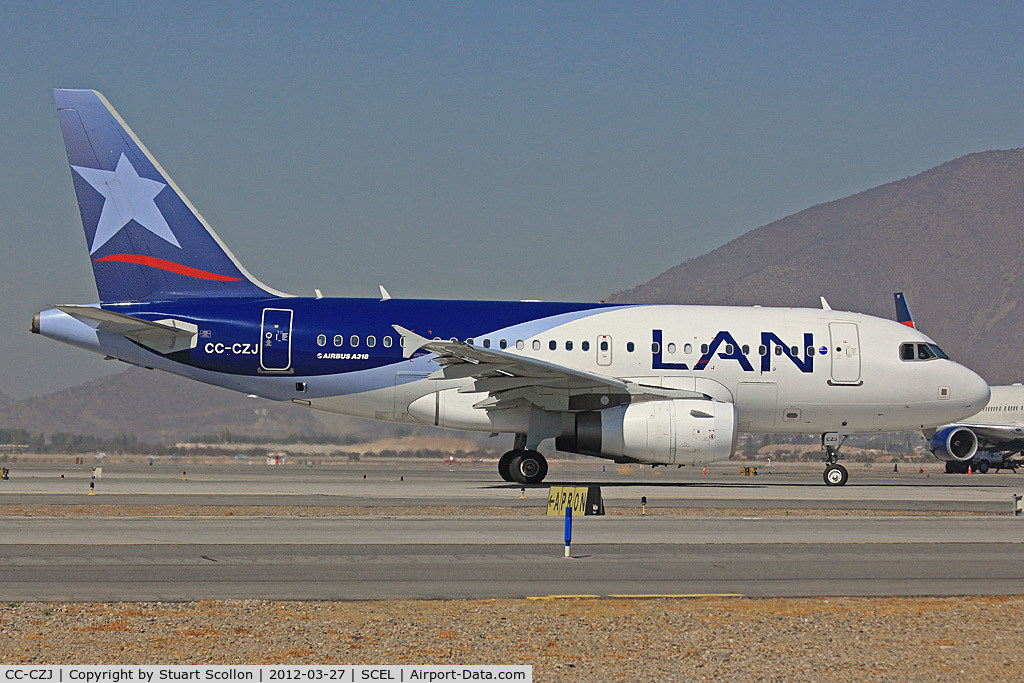 CC-CZJ, 2008 Airbus A318-121 C/N 3585, Lan Airlines