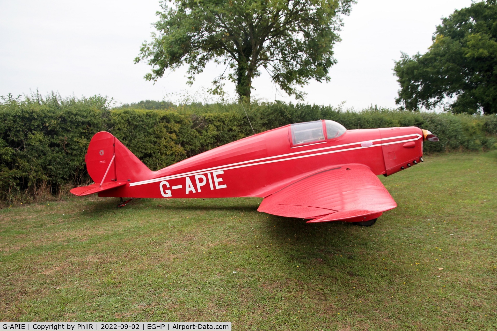 G-APIE, 1958 Tipsy Belfair C/N 535, G-APIE 1958 Avions Fairey SA Tipsy Belfair LAA Rally Popham 02.09.22