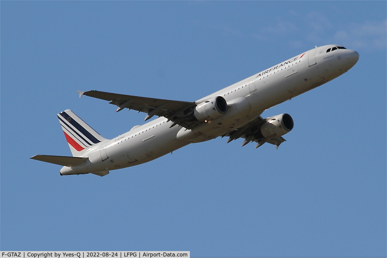 F-GTAZ, 2011 Airbus A321-212 C/N 4901, Airbus A321-212, Take off rwy 09R, Roissy Charles De Gaulle airport (LFPG-CDG)