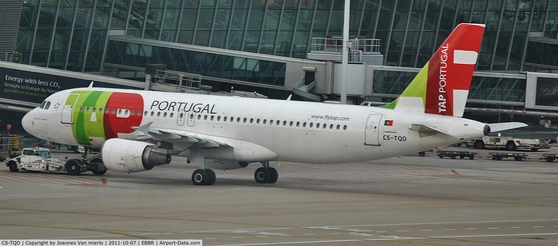 CS-TQD, 1999 Airbus A320-214 C/N 0870, Brussels