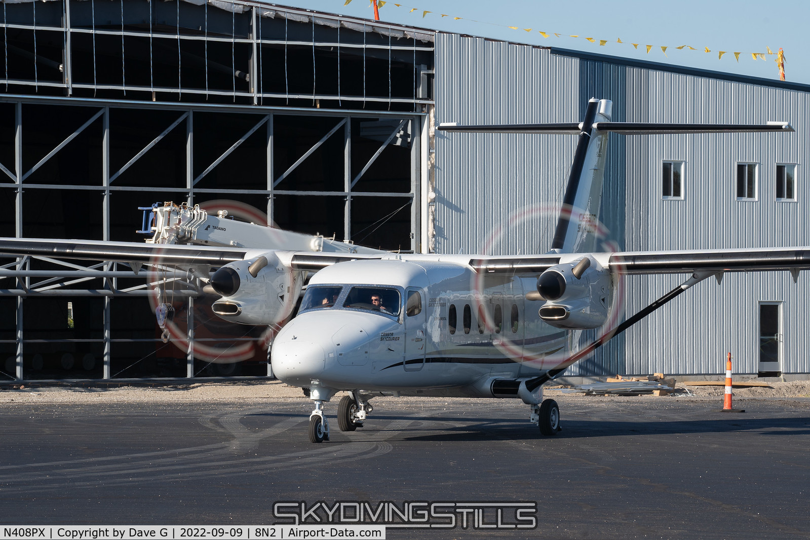 N408PX, 2020 Cessna 408 SkyCourier C/N 408-0002, Taxiing out