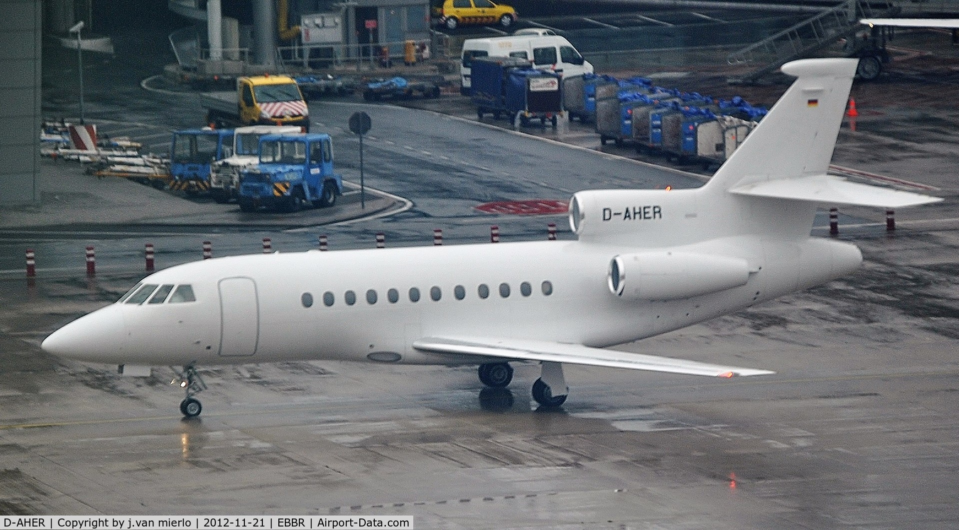 D-AHER, 2001 Dassault Falcon 900EX C/N 78, Brussels