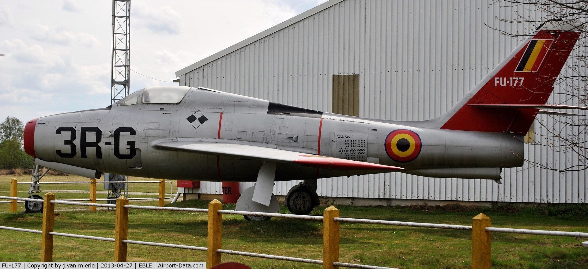 FU-177, 1952 Republic F-84F Thunderstreak C/N Not found (53-6888), Leopoldsburg