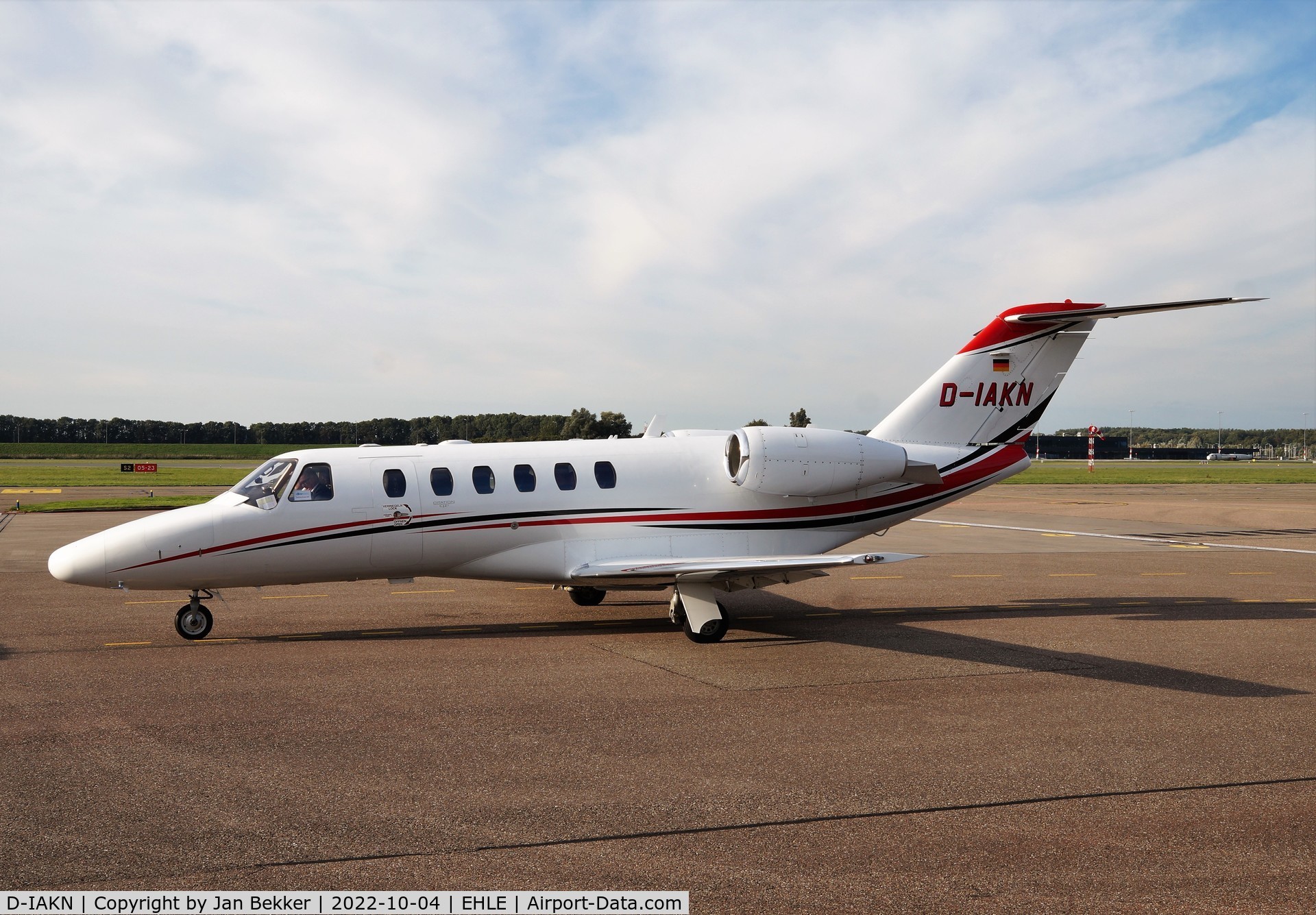 D-IAKN, 2007 Cessna 525A CitationJet CJ2+ C/N 525A-0367, Arrived at Lelystad Airport from Blackpool