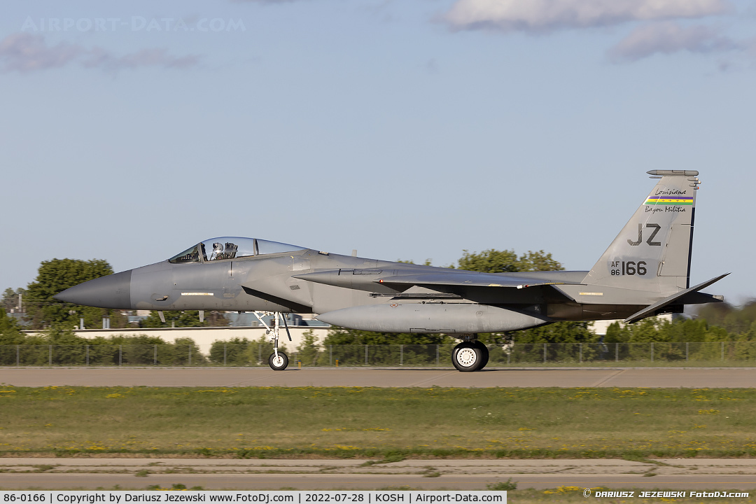 86-0166, 1986 McDonnell Douglas F-15C Eagle C/N 1014/C394, F-15C Eagle 86-0166 JZ from 122nd FW 