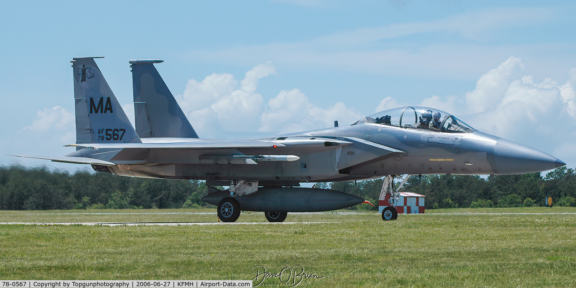 78-0567, McDonnell Douglas F-15D Eagle C/N 0489/D007, KILLER Flight taxiing for takeoff
