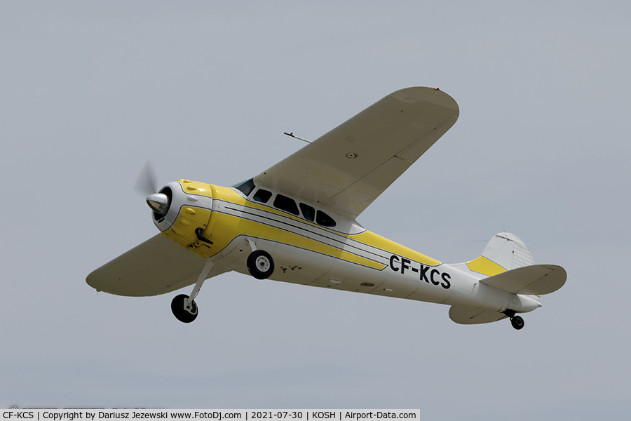CF-KCS, 1947 Cessna 195 C/N 7034, Cessna 195 Businessliner C/N 7034, CF-KCS