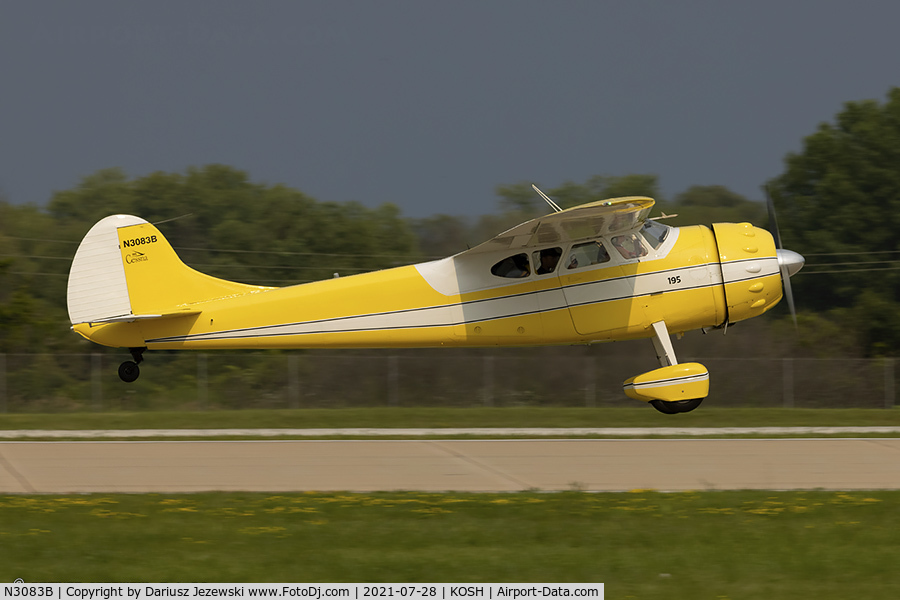 N3083B, 1952 Cessna 195A C/N 7968, Cessna 195A Businessliner  C/N 7968, N3083B