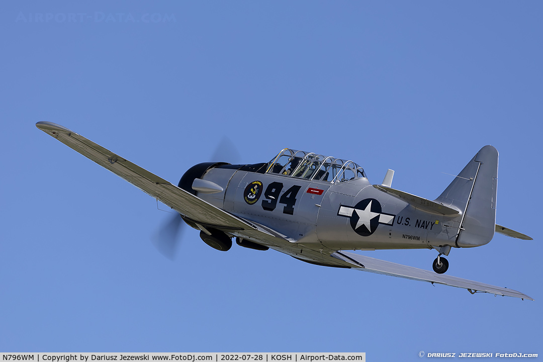 N796WM, 1943 North American AT-6D Texan C/N 88-15328, North American AT-6D Texan  C/N 88-15328, N796WM