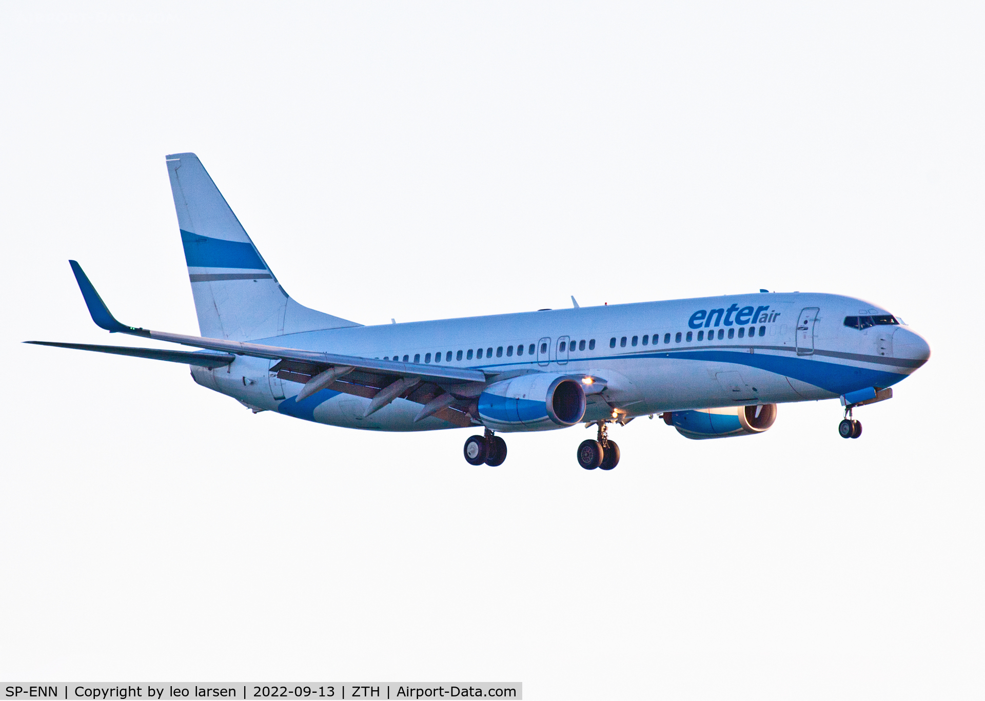 SP-ENN, 2003 Boeing 737-8CX C/N 32368, Zakynthos 13.9.2022