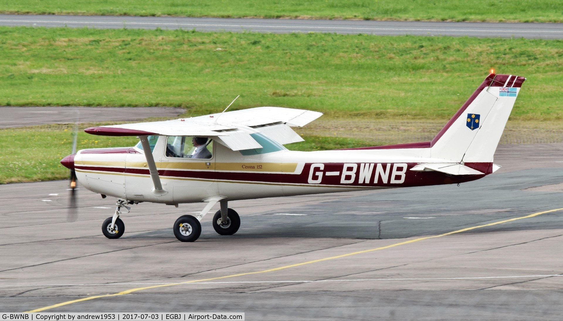 G-BWNB, 1978 Cessna 152 C/N 152-80051, G-BWNB at Gloucestershire Airport.