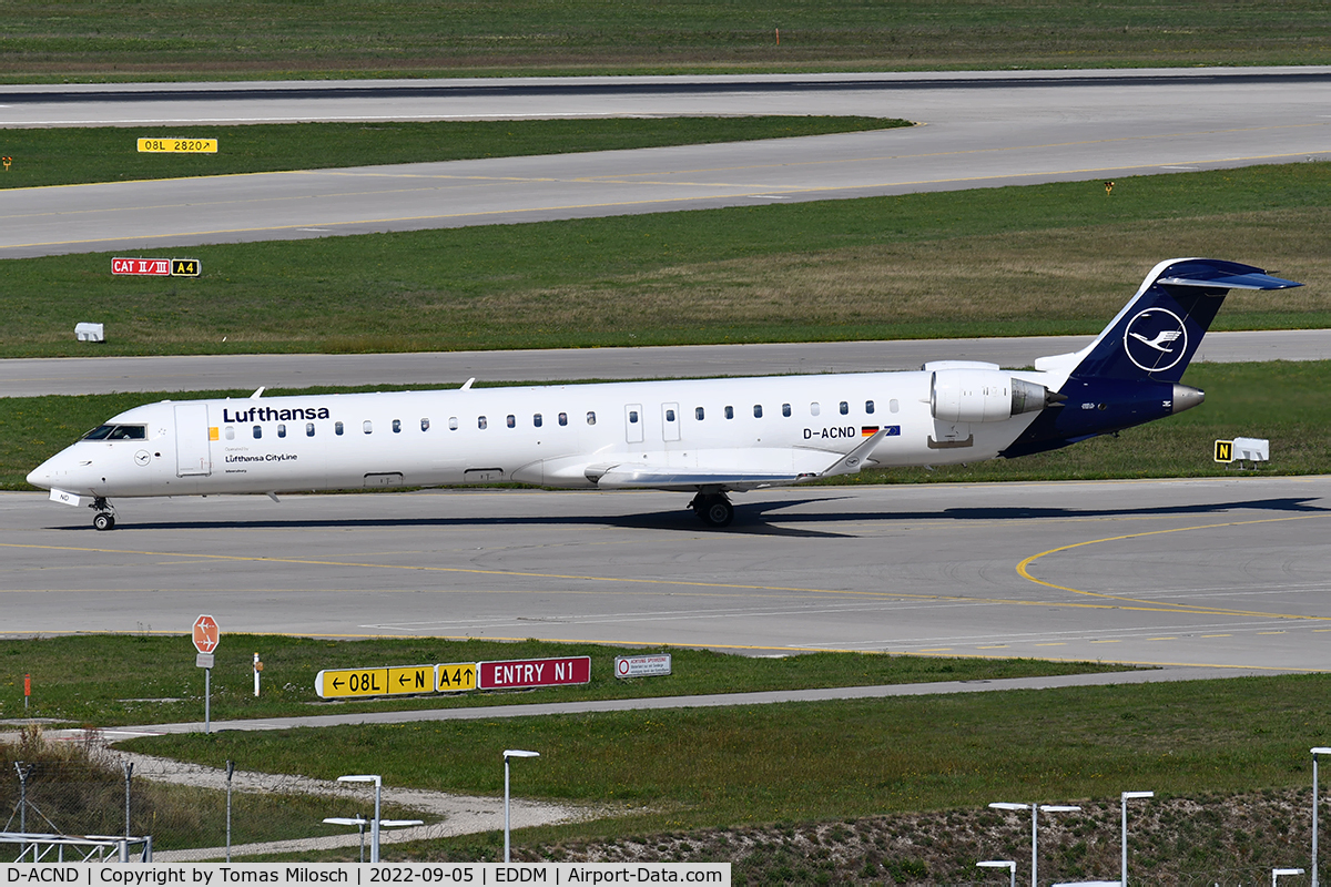D-ACND, 2009 Bombardier CRJ-701 (CL-600-2C10) Regional Jet C/N 15238, 