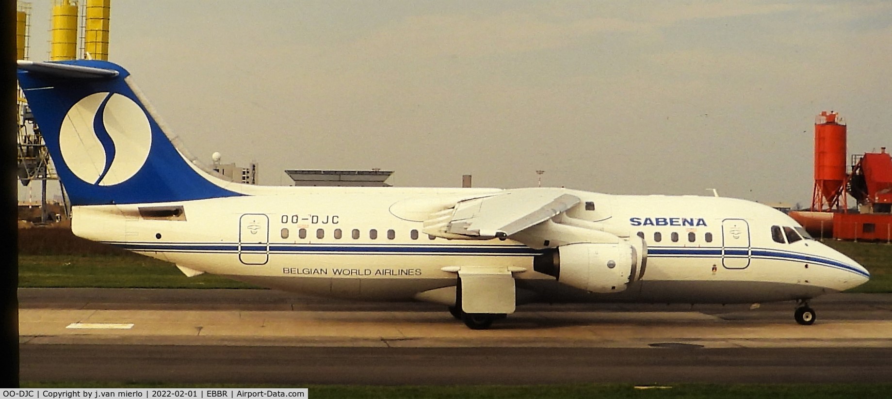 OO-DJC, 1987 British Aerospace BAe.146-200 C/N E2069, Slide scan
