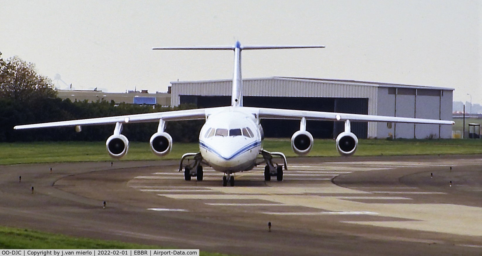 OO-DJC, 1987 British Aerospace BAe.146-200 C/N E2069, Slide scan