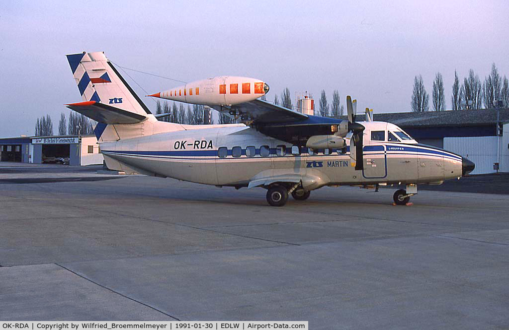 OK-RDA, 1986 Let L-410UVP-E5 Turbolet C/N 861813, ZTS Martin - at Dortmund Airport.