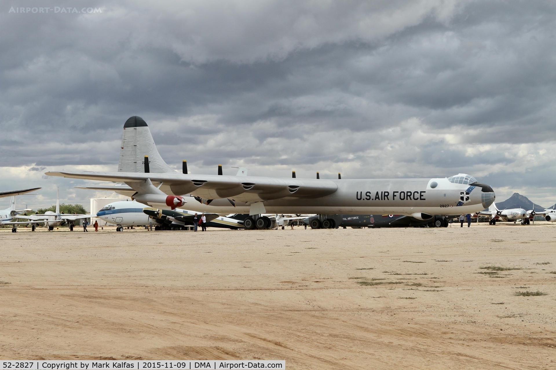 52-2827, 1952 Convair B-36J-10-CF Peacemaker C/N 383, Peacemaker at Pima