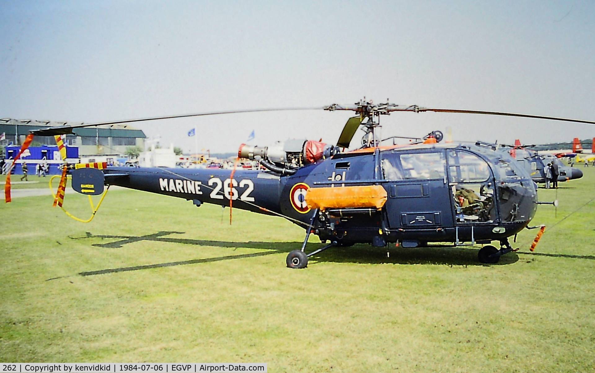 262, Sud Aviation SA-319B Alouette III C/N 2262, At the 1984 Middle Wallop air show.