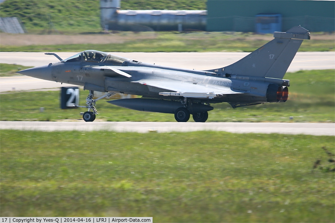 17, Dassault Rafale M C/N 17, Dassault Rafale M, Takeoff rwy 08, Landivisiau Naval Air Base (LFRJ)