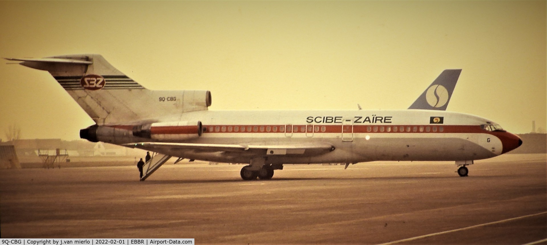 9Q-CBG, 1964 Boeing 727-030 C/N 18367, Slide scan