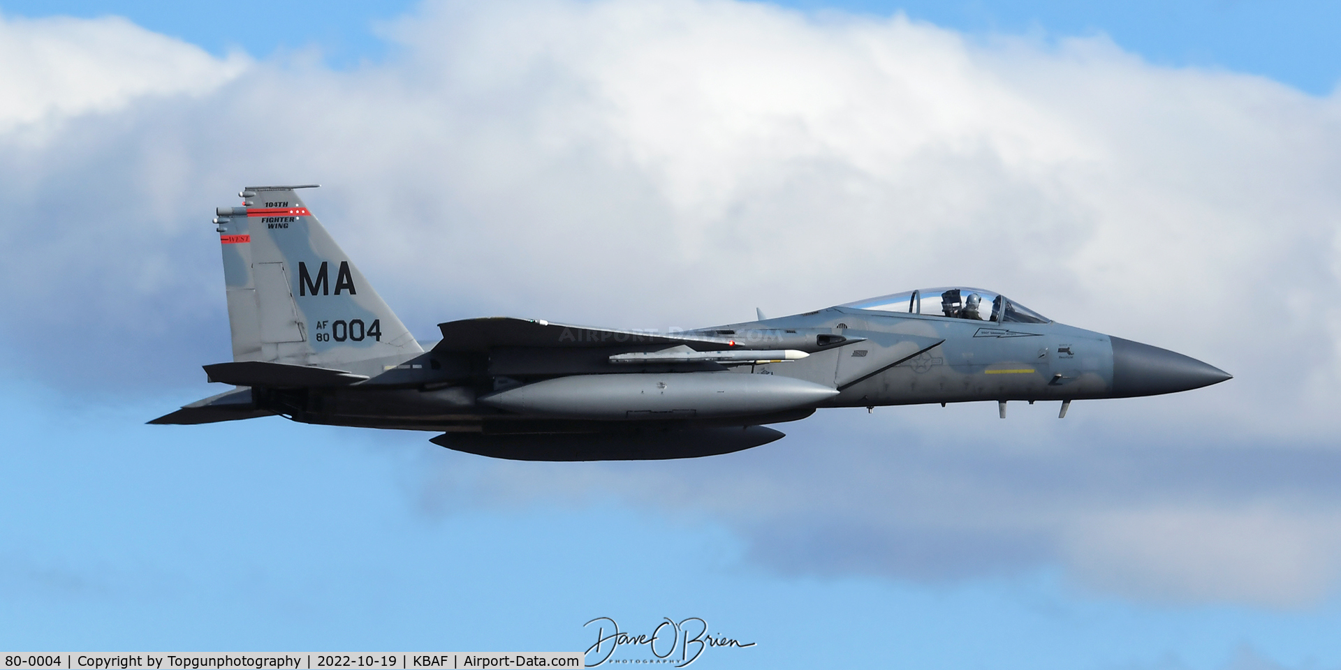 80-0004, 1980 McDonnell Douglas F-15C Eagle C/N 0638/C153, LETHAL13 in the overhead after LETHAL11 had an IFE