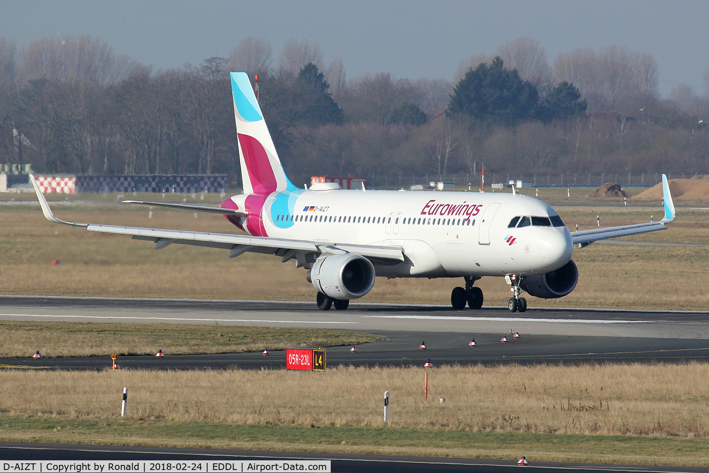 D-AIZT, 2013 Airbus A320-214 C/N 5601, at dus