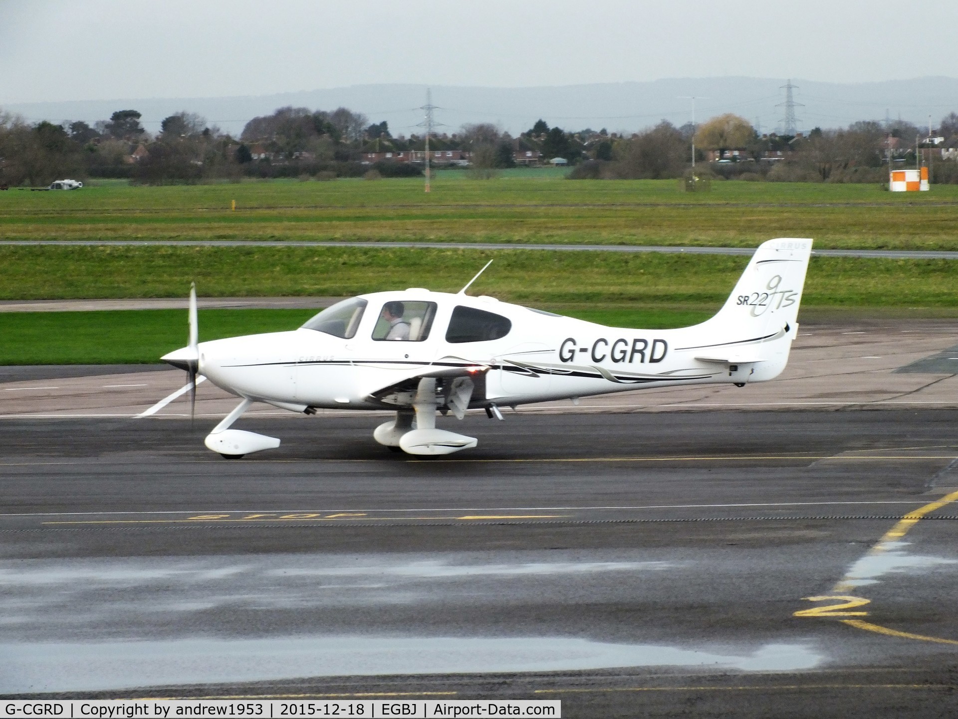 G-CGRD, 2006 Cirrus SR22 GTS C/N 2234, G-CGRD at Gloucestershire Airport.